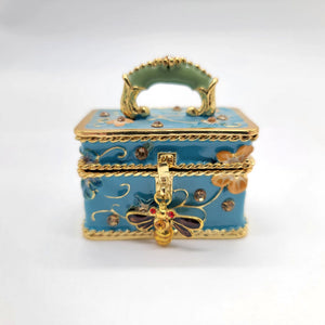 Objet D' Art D'Elegance Travel Case with Bee Lock Trinket Box No. 67