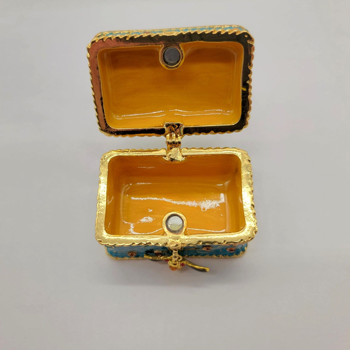 Objet D' Art D'Elegance Travel Case with Bee Lock Trinket Box No. 67
