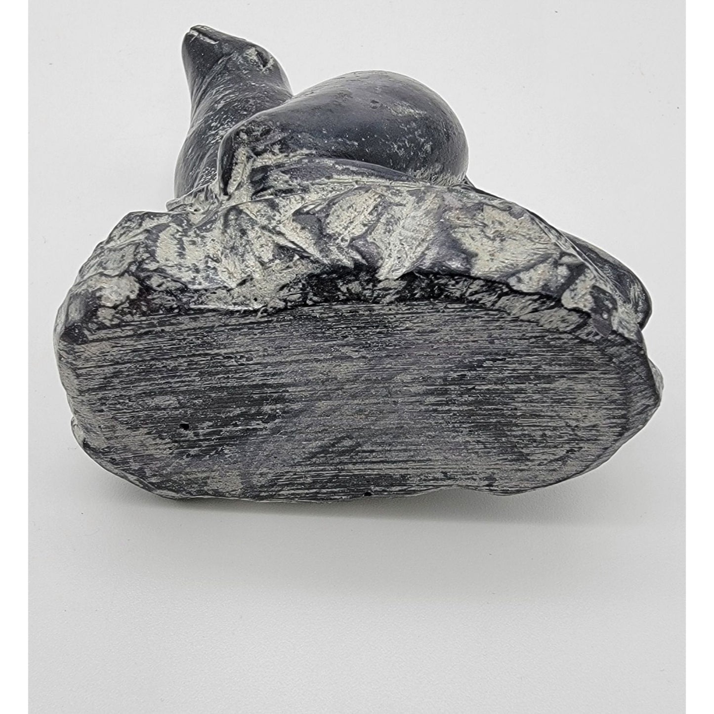Wolfe Inuit Soapstone Sculpture Seals On Iceberg
