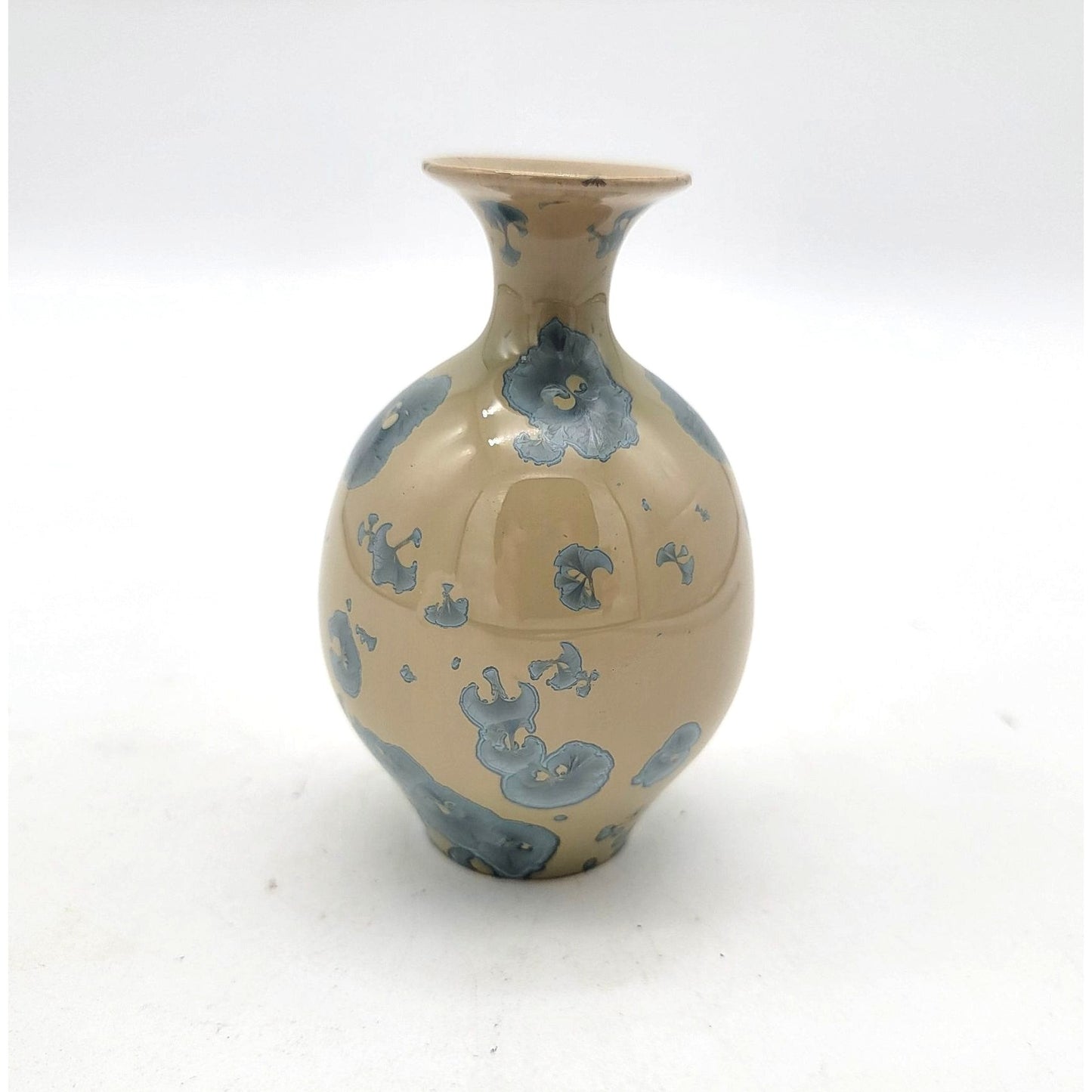 Small Signed Crystalline Art Pottery Vase