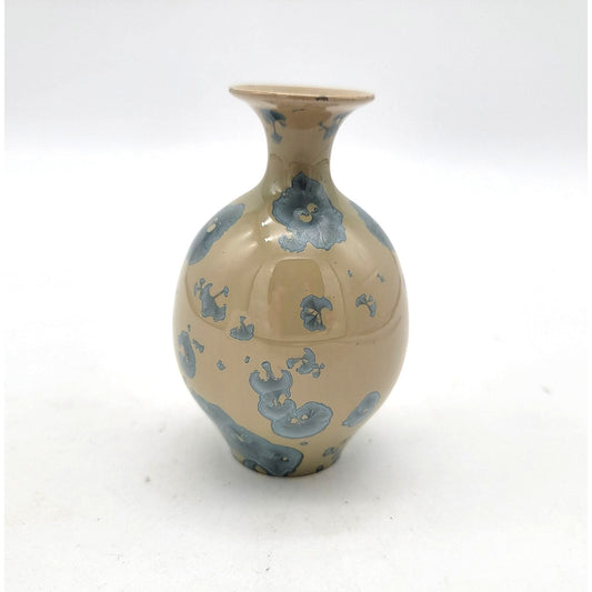Small Signed Crystalline Art Pottery Vase