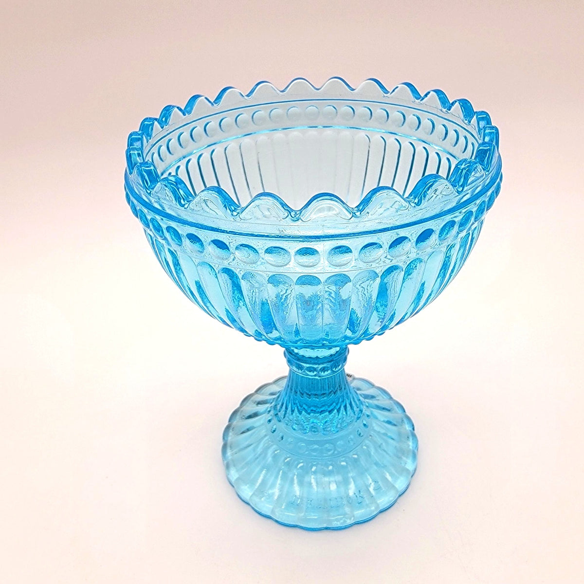 Vintage Iittala Marimekko Ice Blue Glass Mariskooli Bowl