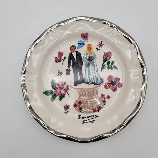 Anthropologie Nathalie Lete Forever  Wedding Plate