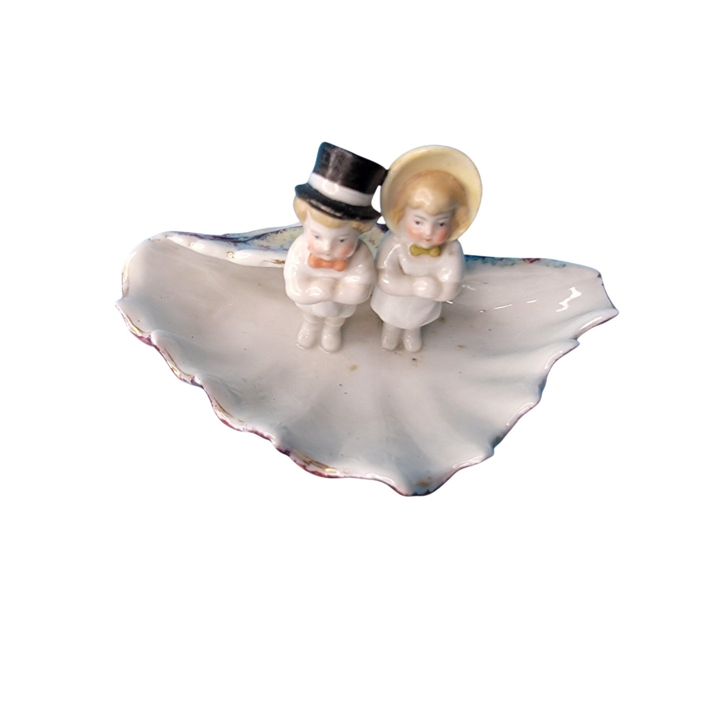 Victorian Fairing Conta & Boehme German Porcelain Shell Dish