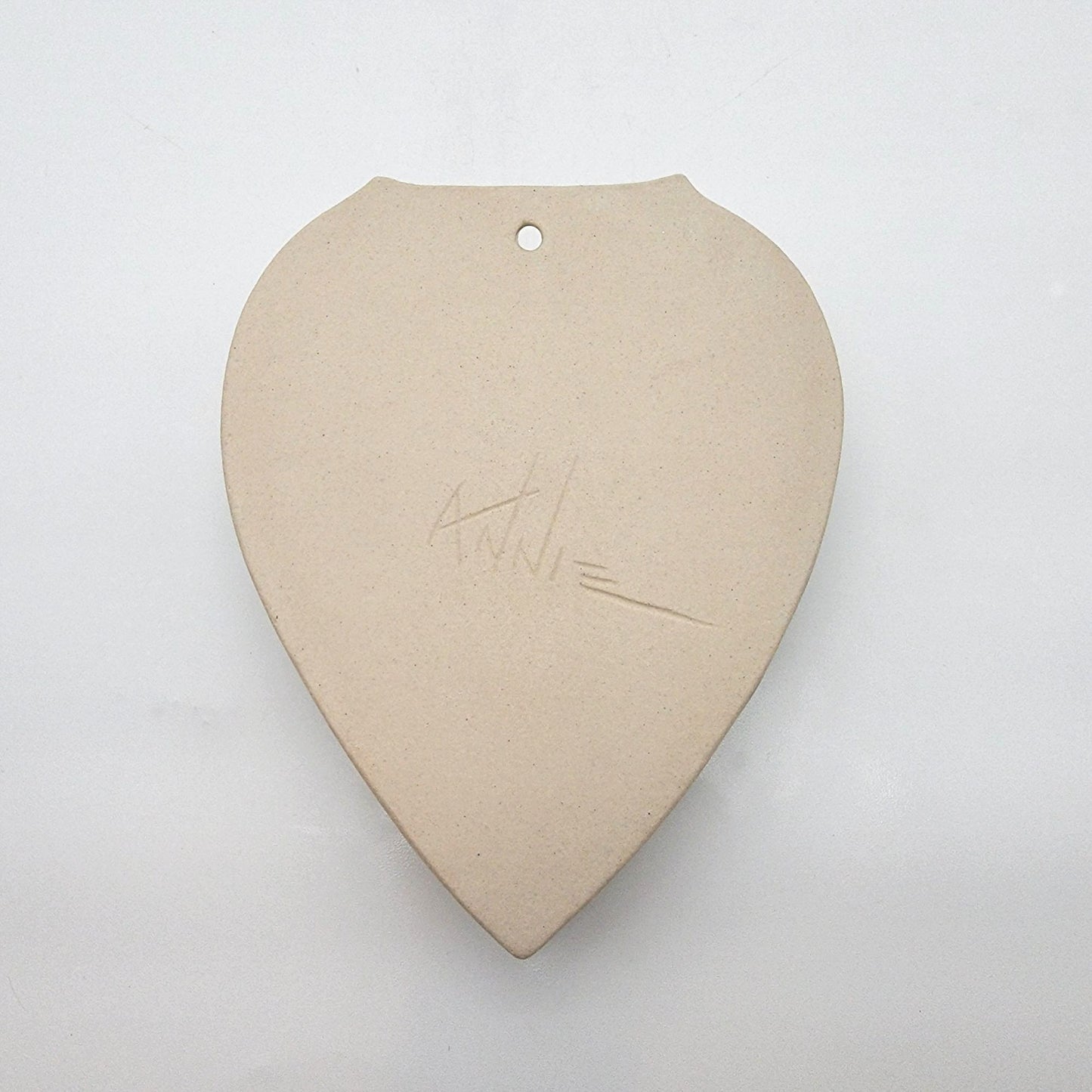 Ivy Leaf Art Pottery Wall Pocket Signed Annie