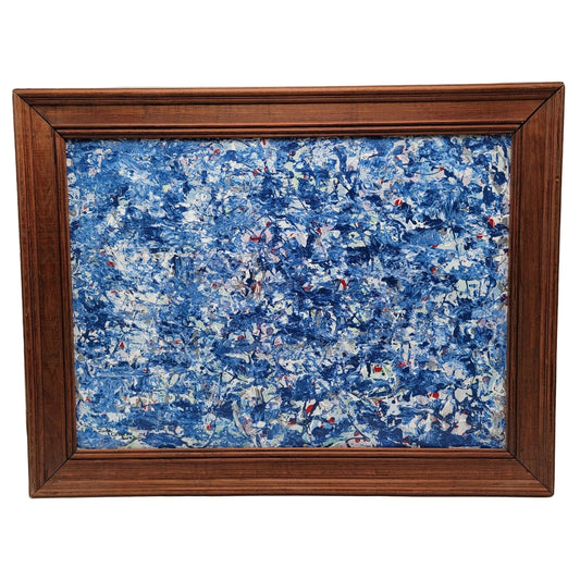 Original Abstract Painting Signed June Lowe 2021