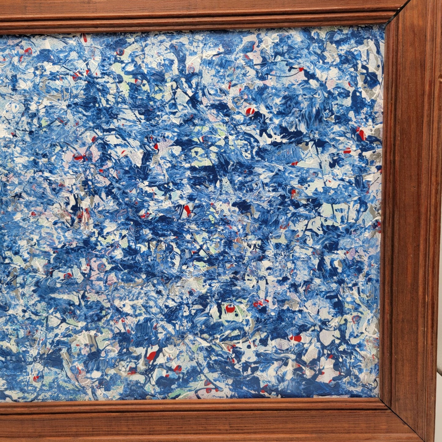 Original Abstract Painting Signed June Lowe 2021