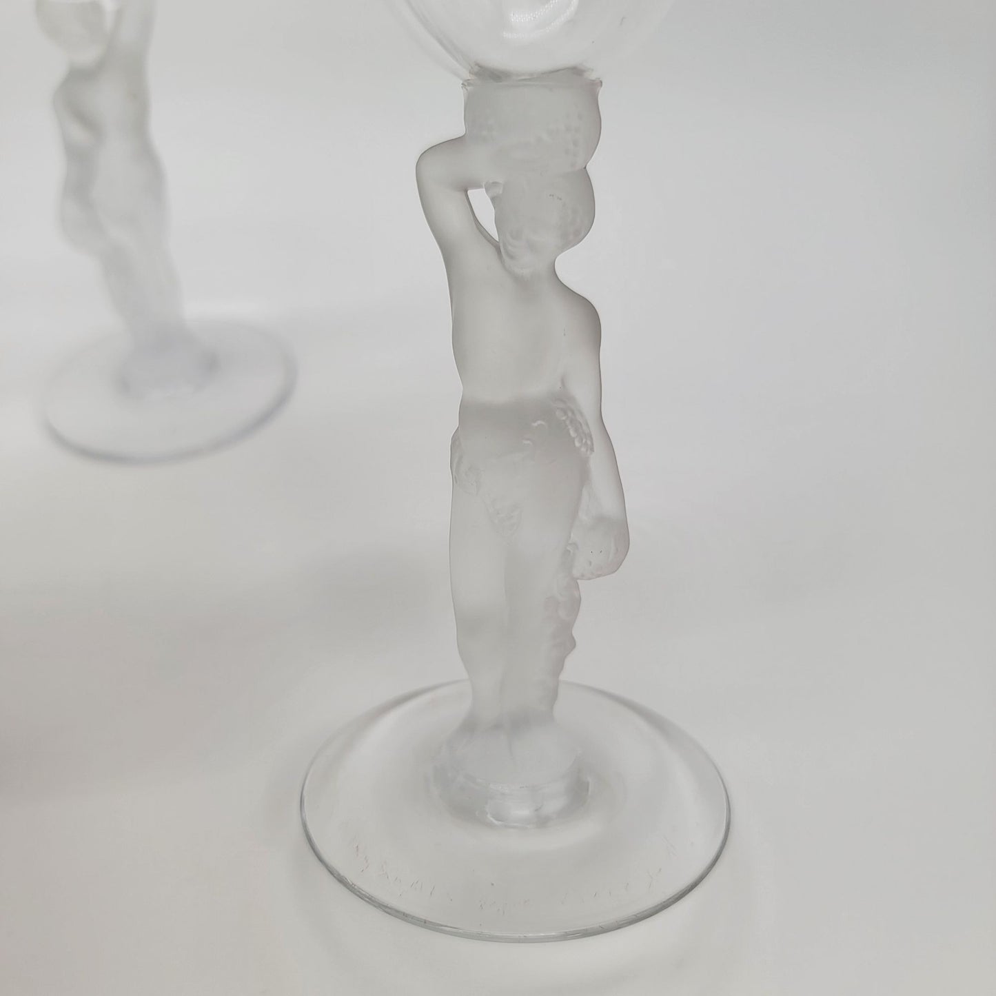 Set Of 4 Bayel Crystal Bacchus Cordial Glasses