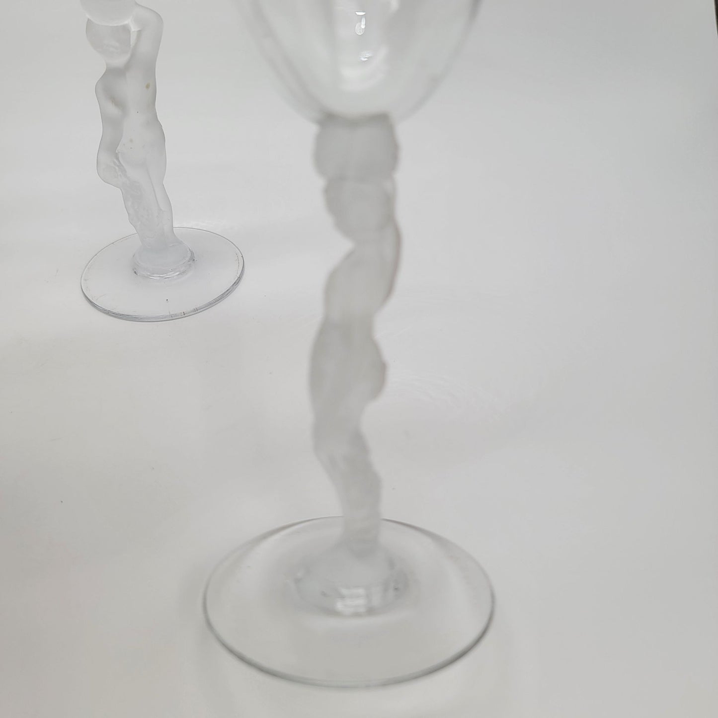 Set Of 4 Bayel Crystal Bacchus Cordial Glasses