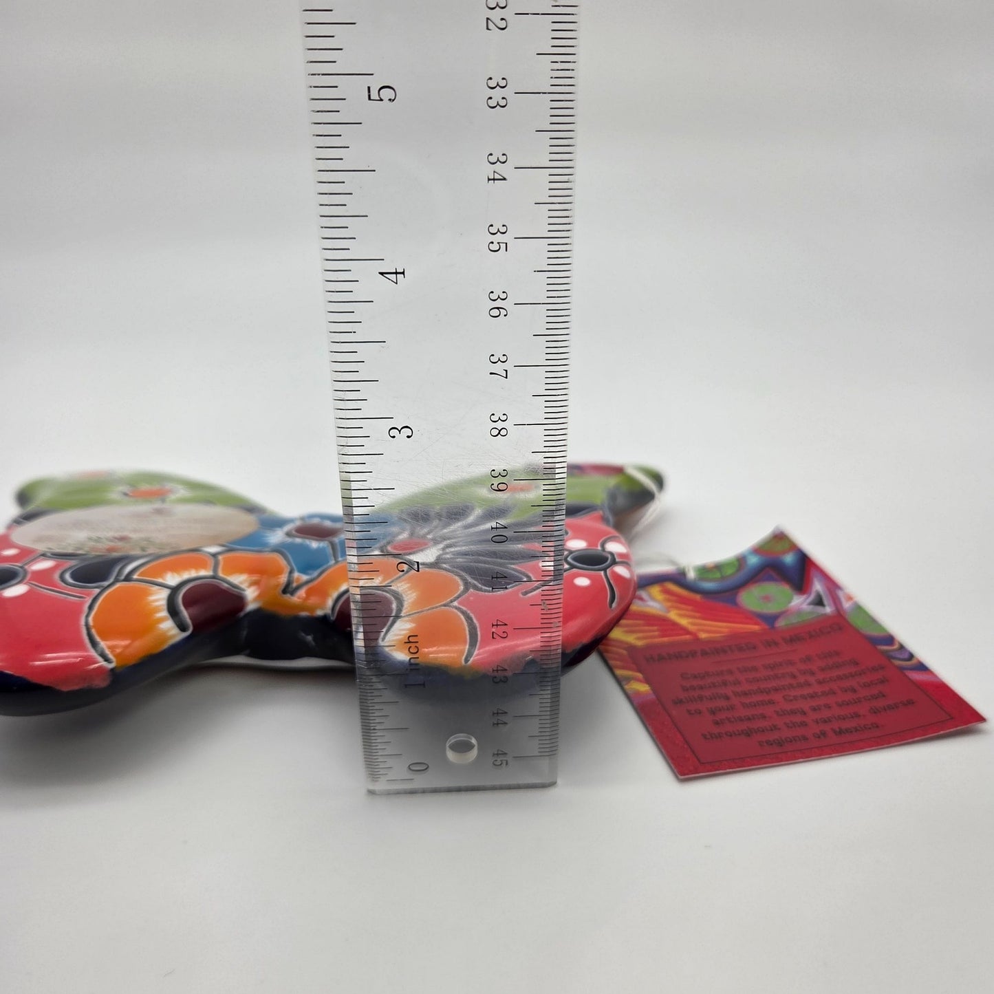 Talavera Mexican Pottery Butterfly Wall Hanging By Castillo Family