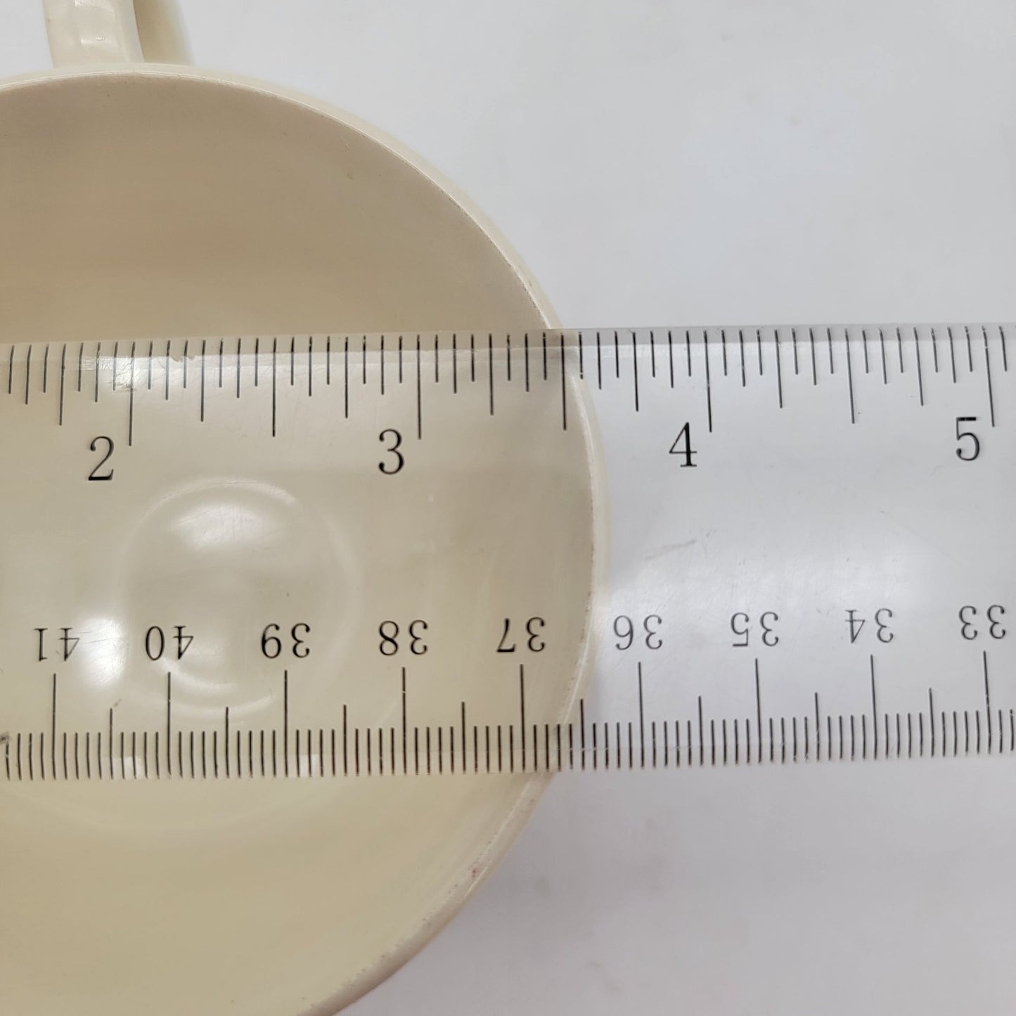 Blue Ridge Pottery Floral Teacup & Saucer Set Of 4 Hand-Painted