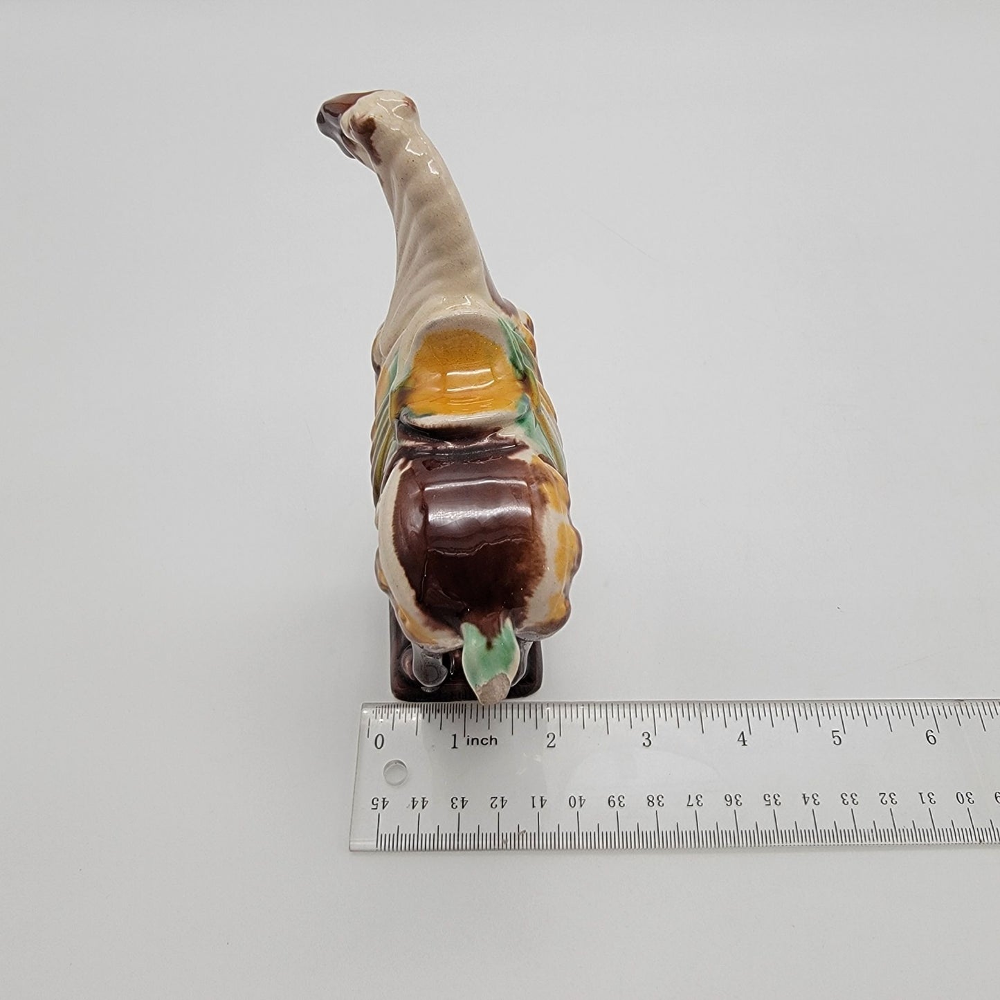 Tang Dynasty Repro Sancai Glazed War Horse Figurine