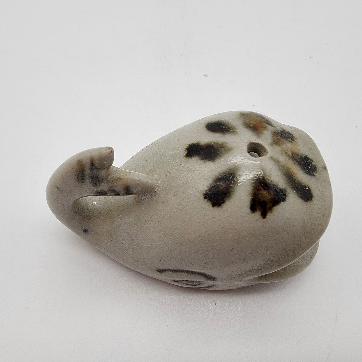 Mid-Century Pottery Whale Ashtray
