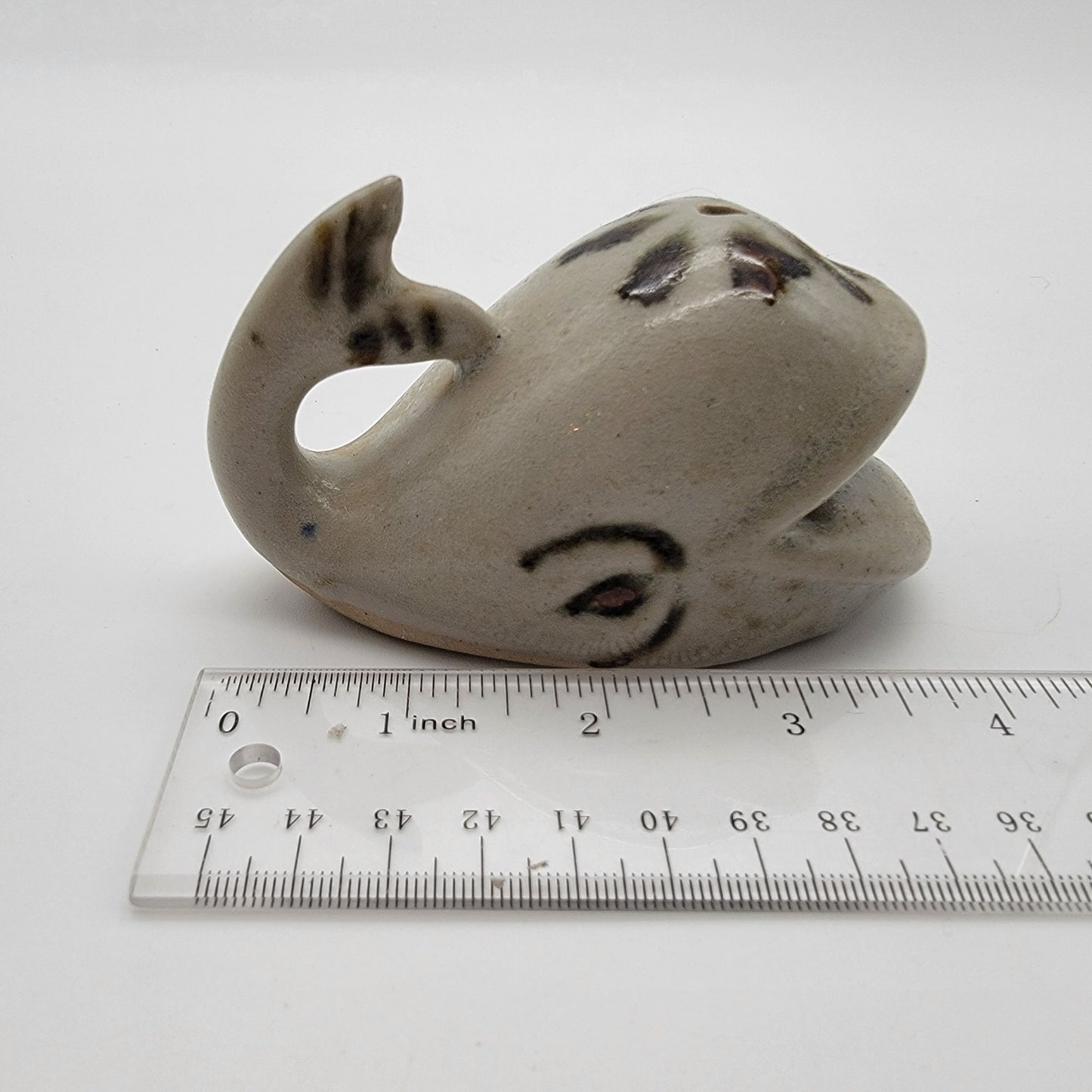 Mid-Century Pottery Whale Ashtray