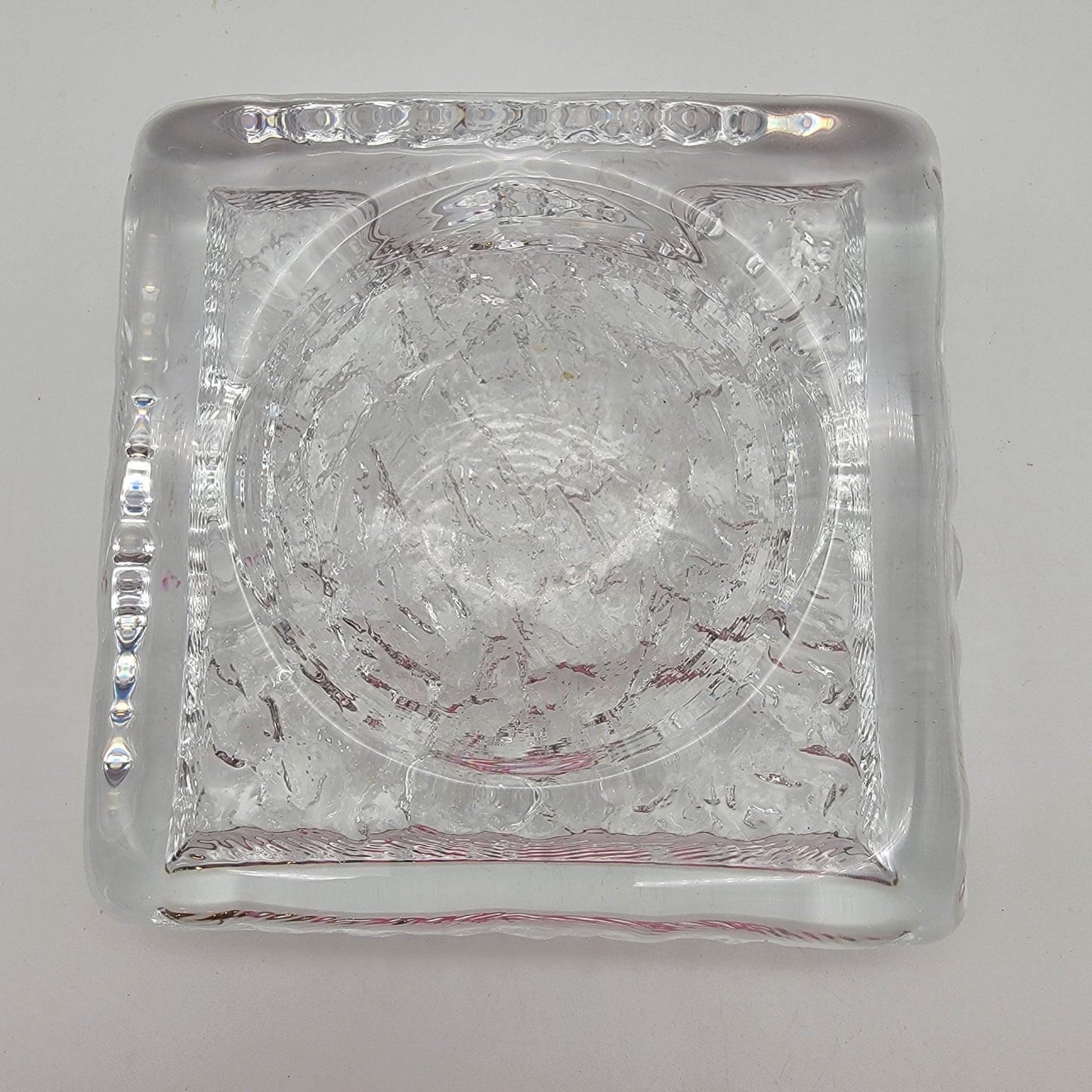 Orrefors John Sellong Lee Art Glass Ashtray