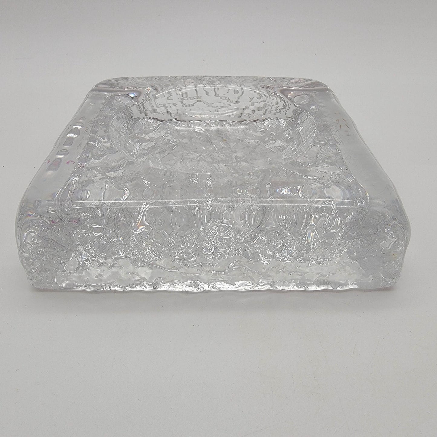 Orrefors John Sellong Lee Art Glass Ashtray