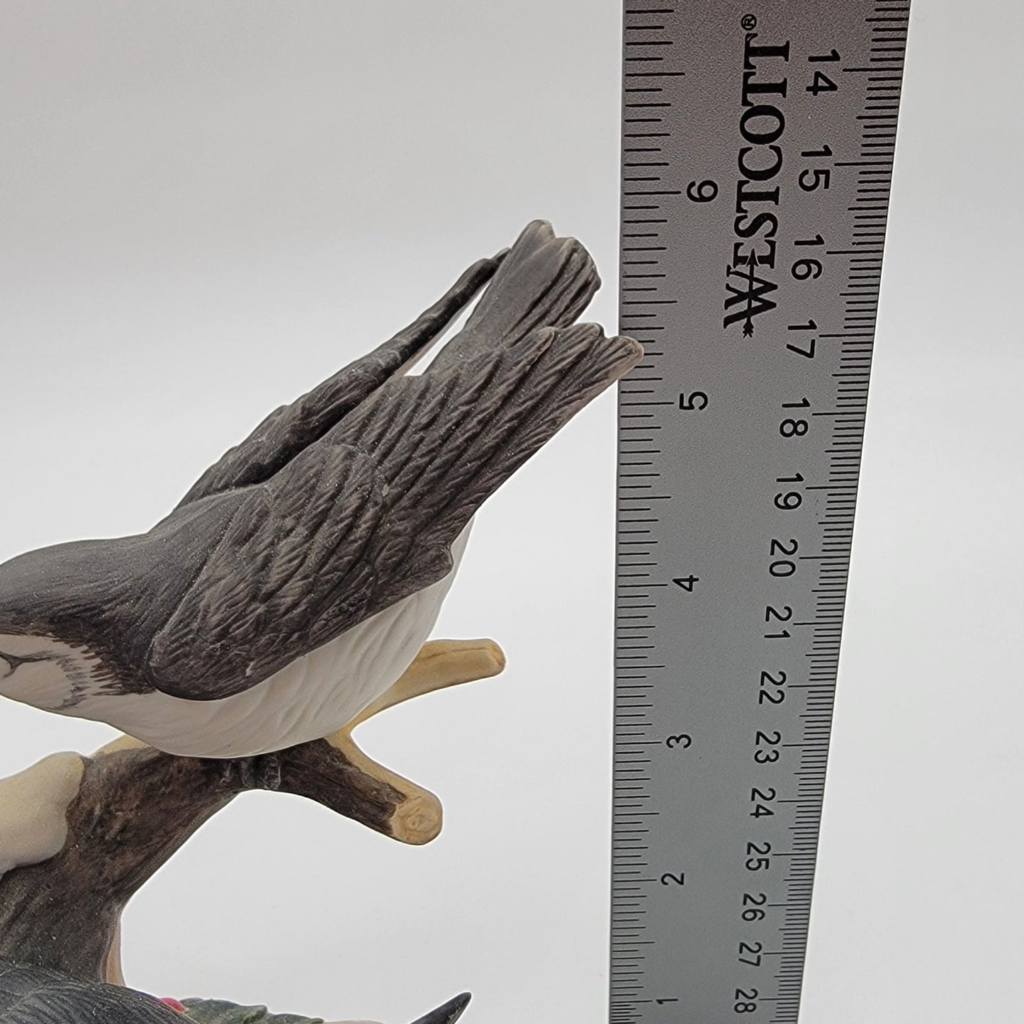 White-Breasted Nuthatch Porcelain Bird Figurine 1984 Limited Edition Gallery Originals
