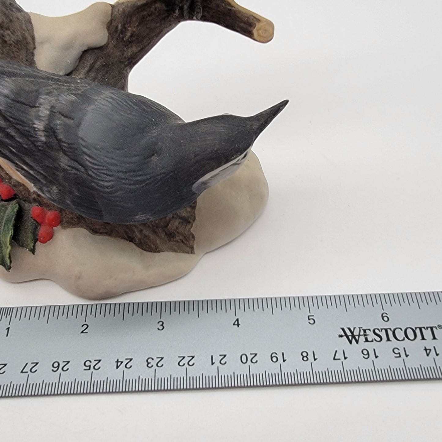 White-Breasted Nuthatch Porcelain Bird Figurine 1984 Limited Edition Gallery Originals