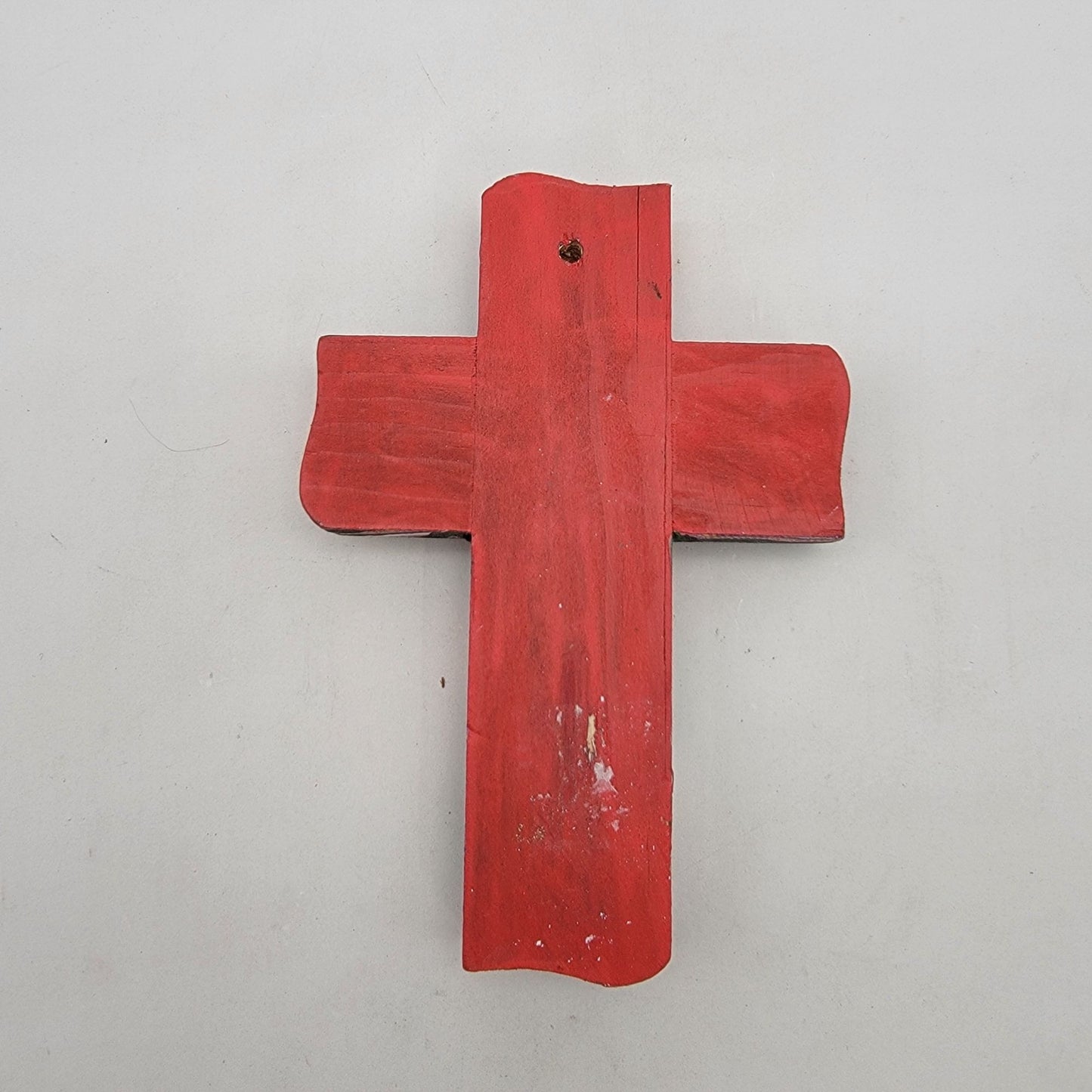 Hand-Painted Talavera Style Wood Cross Wall Hanging