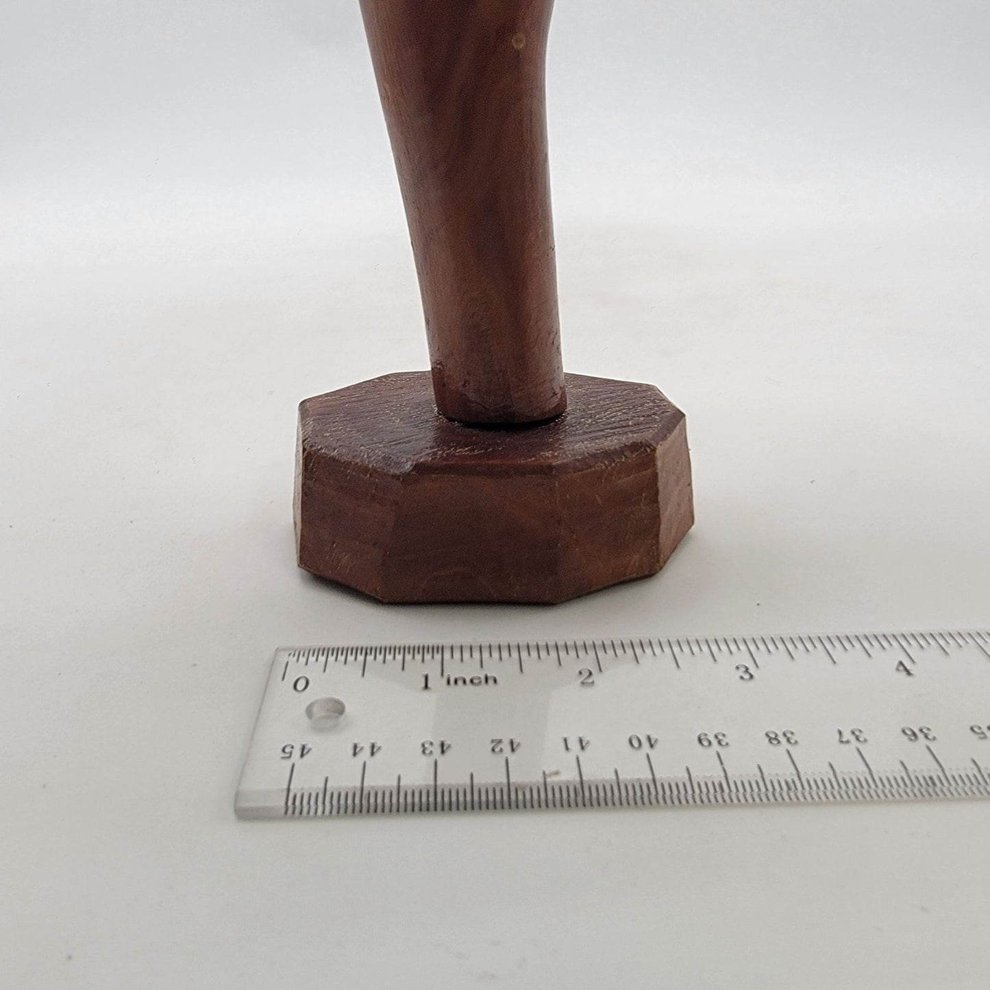 Vintage MCM Hand Carved Wood Sculpture 5 Birds On Tree Limb