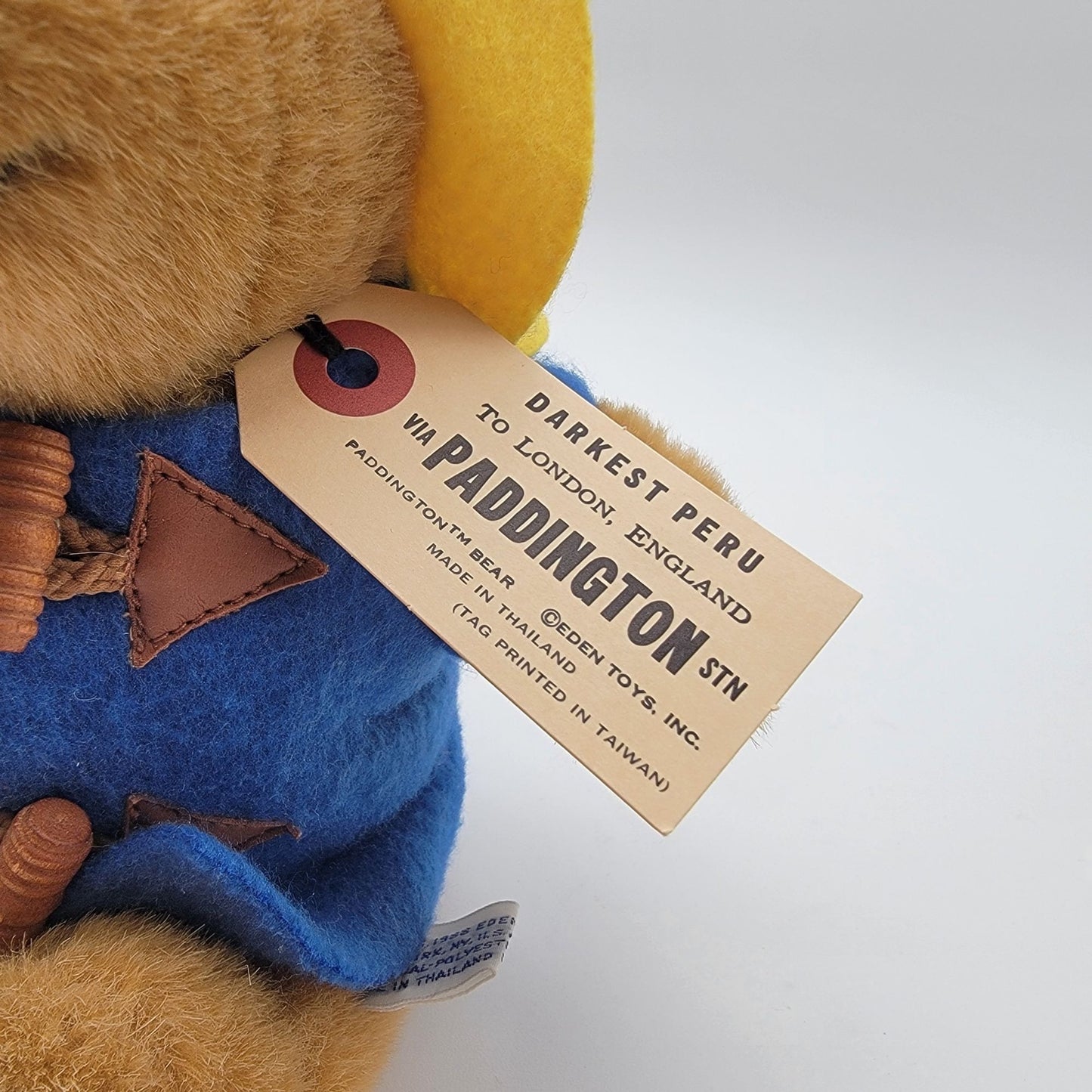 Vintage Eden Toys Paddington Bear Plush