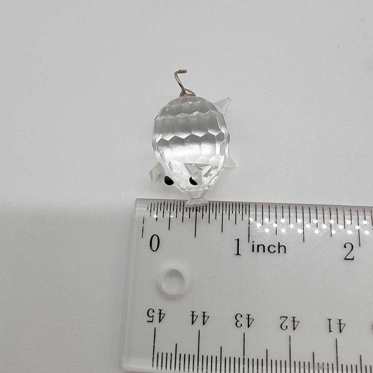 Vintage Swarovski Crystal Mini Pig Figurine-  AS FOUND
