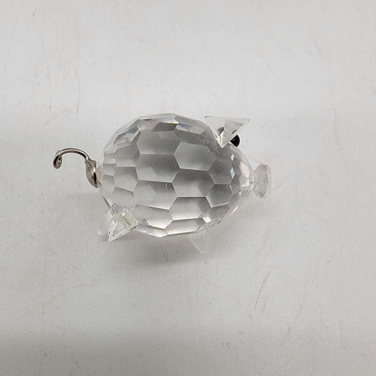 Vintage Swarovski Crystal Mini Pig Figurine-  AS FOUND