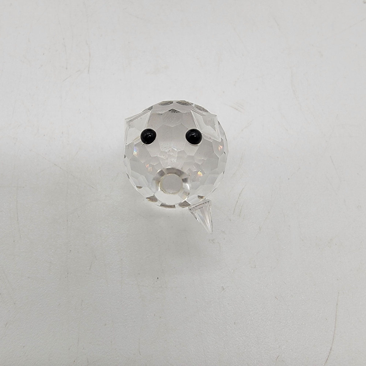 Vintage Swarovski Crystal Mini Pig Figurine-  AS FOUND
