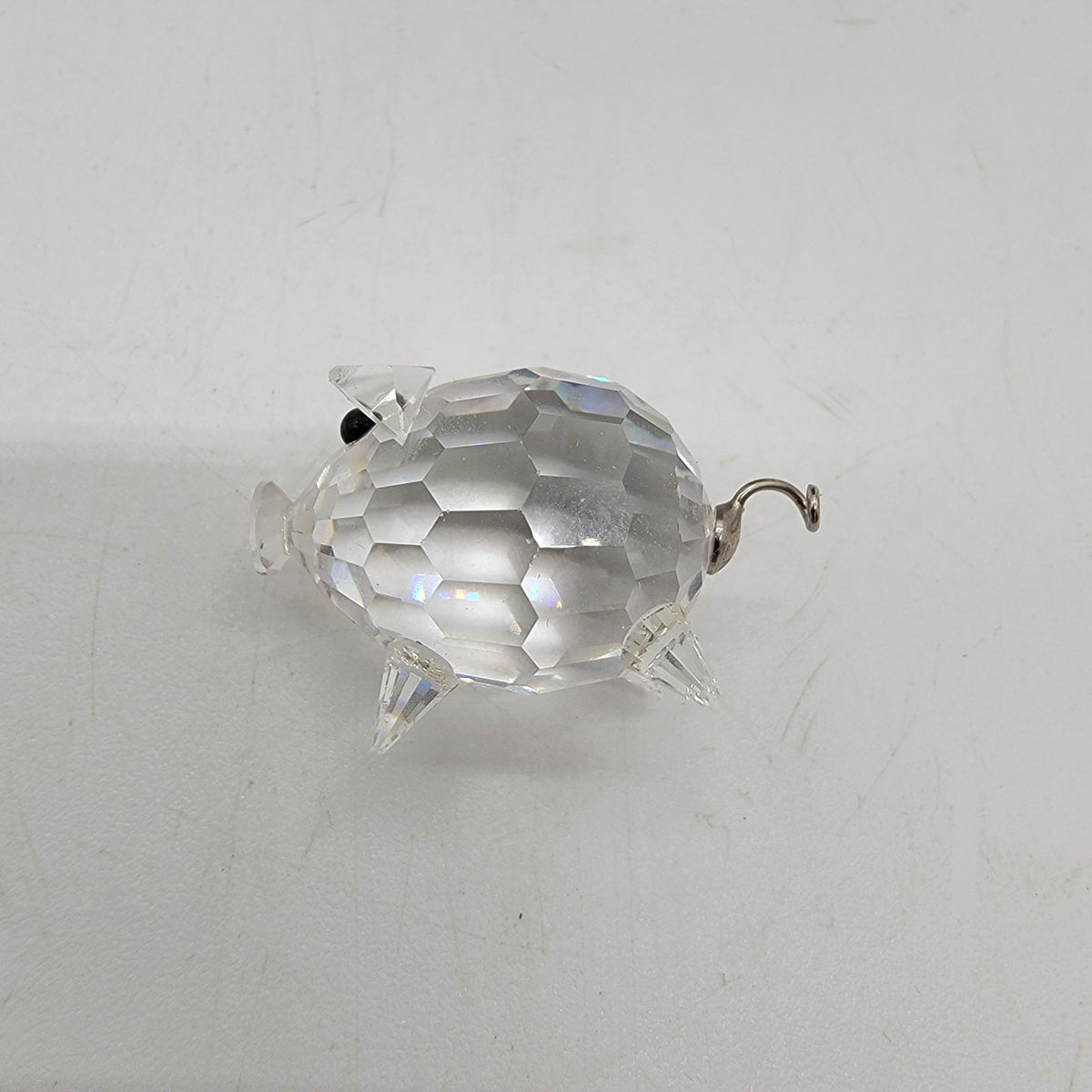 Vintage Swarovski Crystal Mini Pig Figurine-  AS FOUND