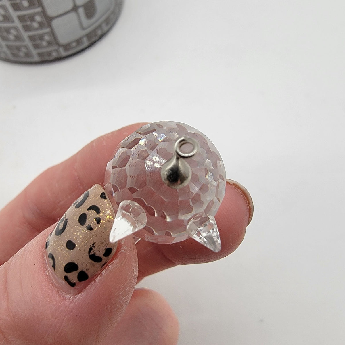 Vintage Swarovski Crystal Mini Pig Figurine-  AS FOUND