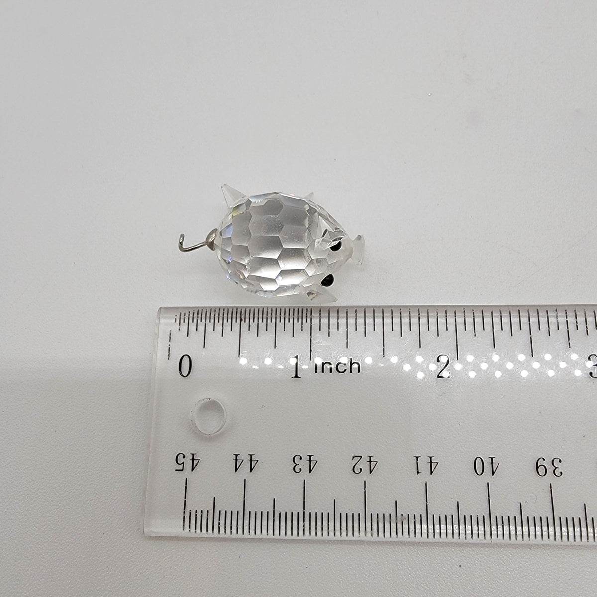 Vintage Swarovski Crystal Mini Pig Figurine-  AS FOUND