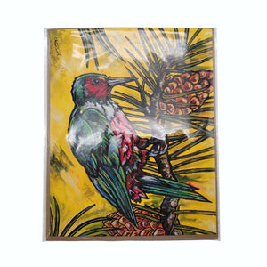 The Explorers Woodpecker Art Print By Christina Baal 8"x10" COA