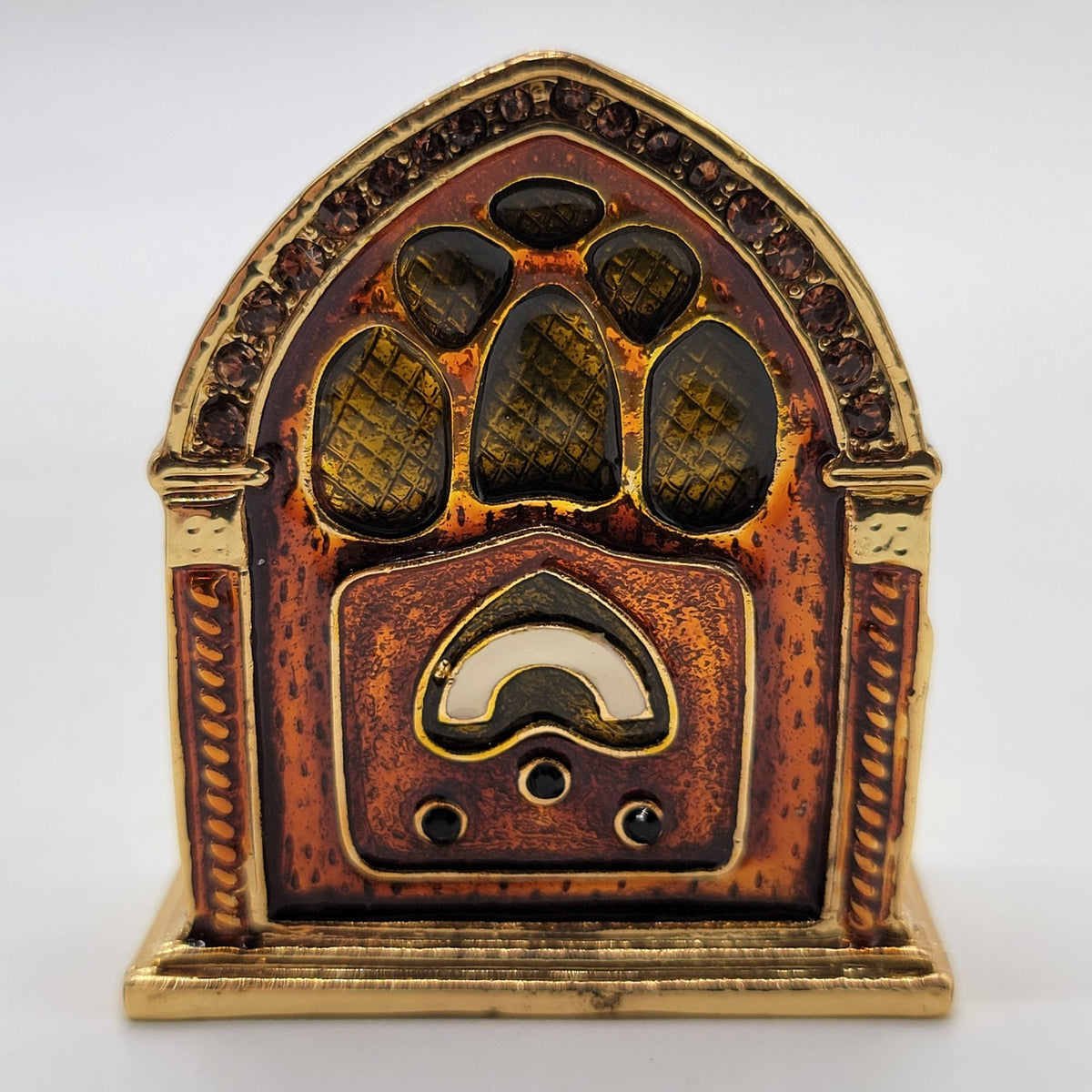 Objet d’Art Golden Age Radio Trinket Box #232