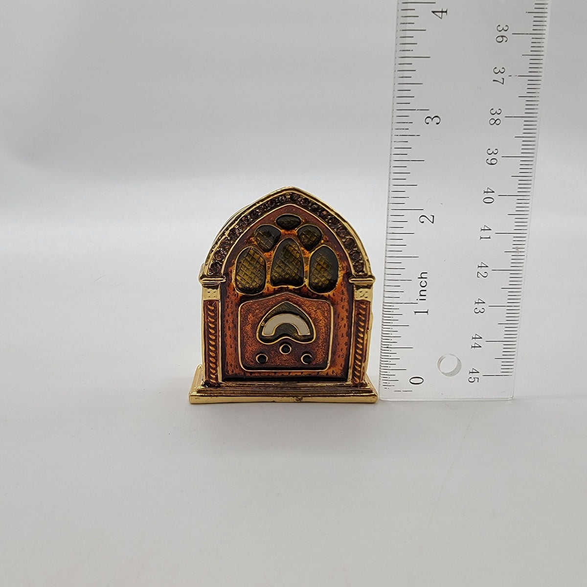 Objet d’Art Golden Age Radio Trinket Box #232