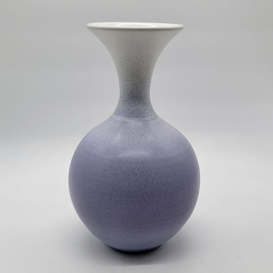 1990s Lavendar Purple Stephen Schiffer Pottery Vase