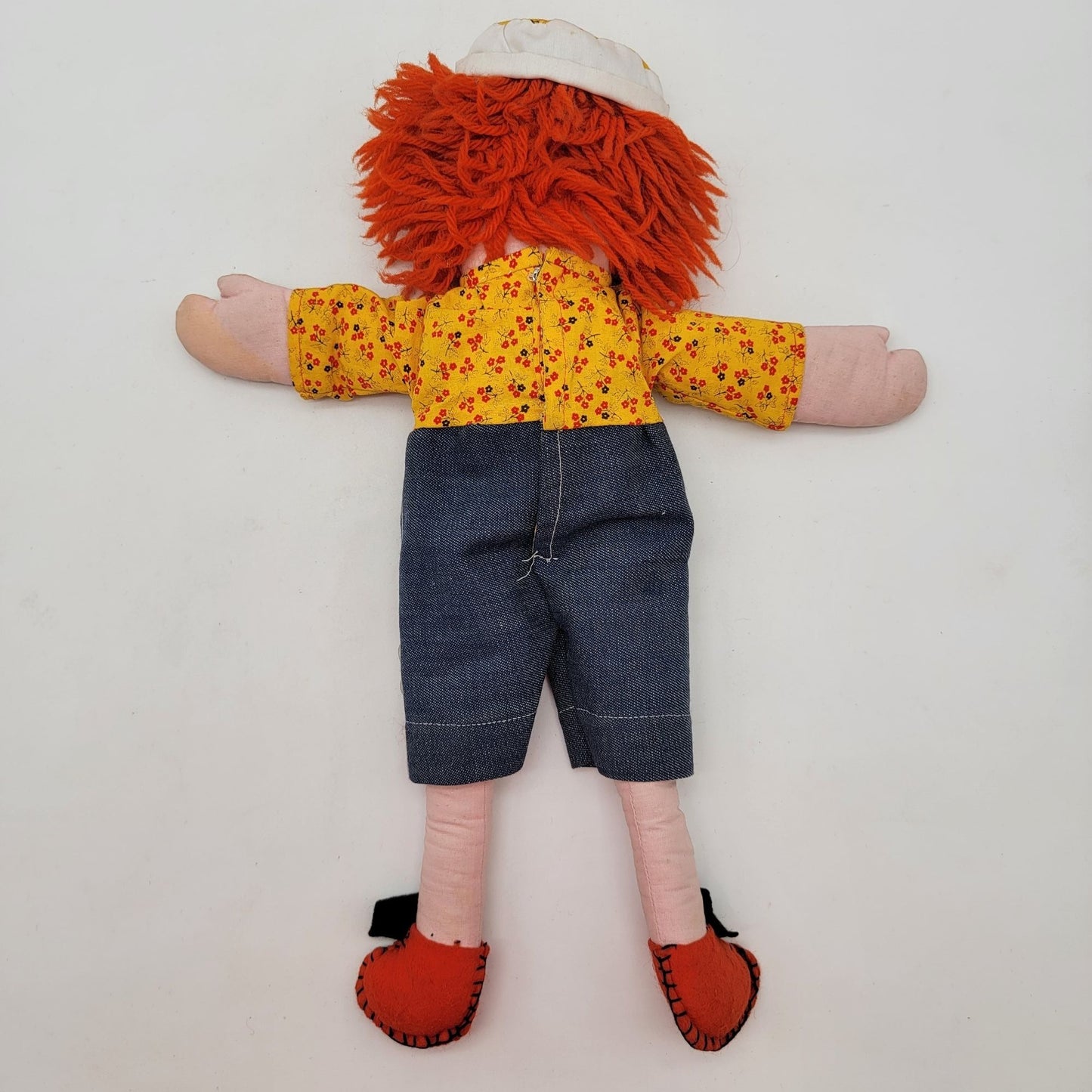 Vintage Handmade Raggedy Ann & Andy Dolls Set