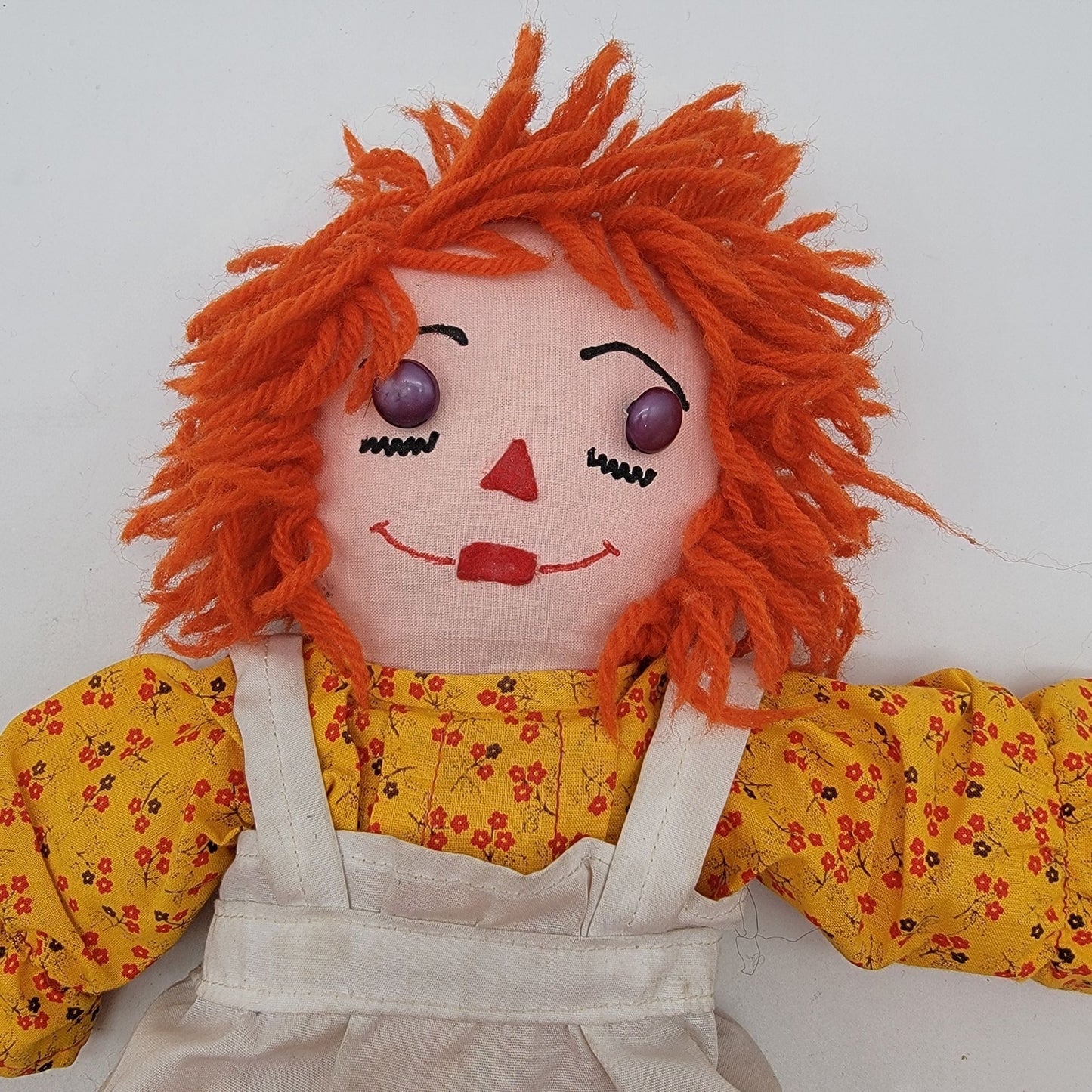 Vintage Handmade Raggedy Ann & Andy Dolls Set