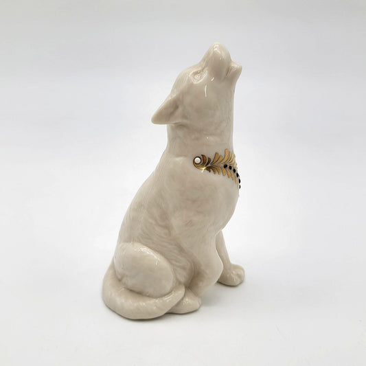 Lenox Howling Wolf Pup China Jewels Collection Figurine