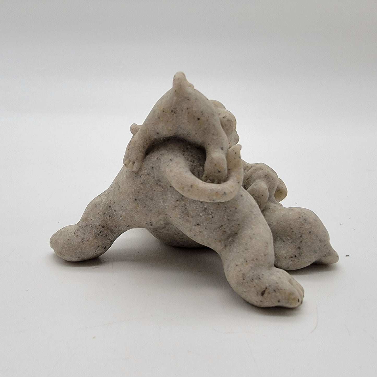 2001 Quarry Critters Peaches Puppies Sculpture
