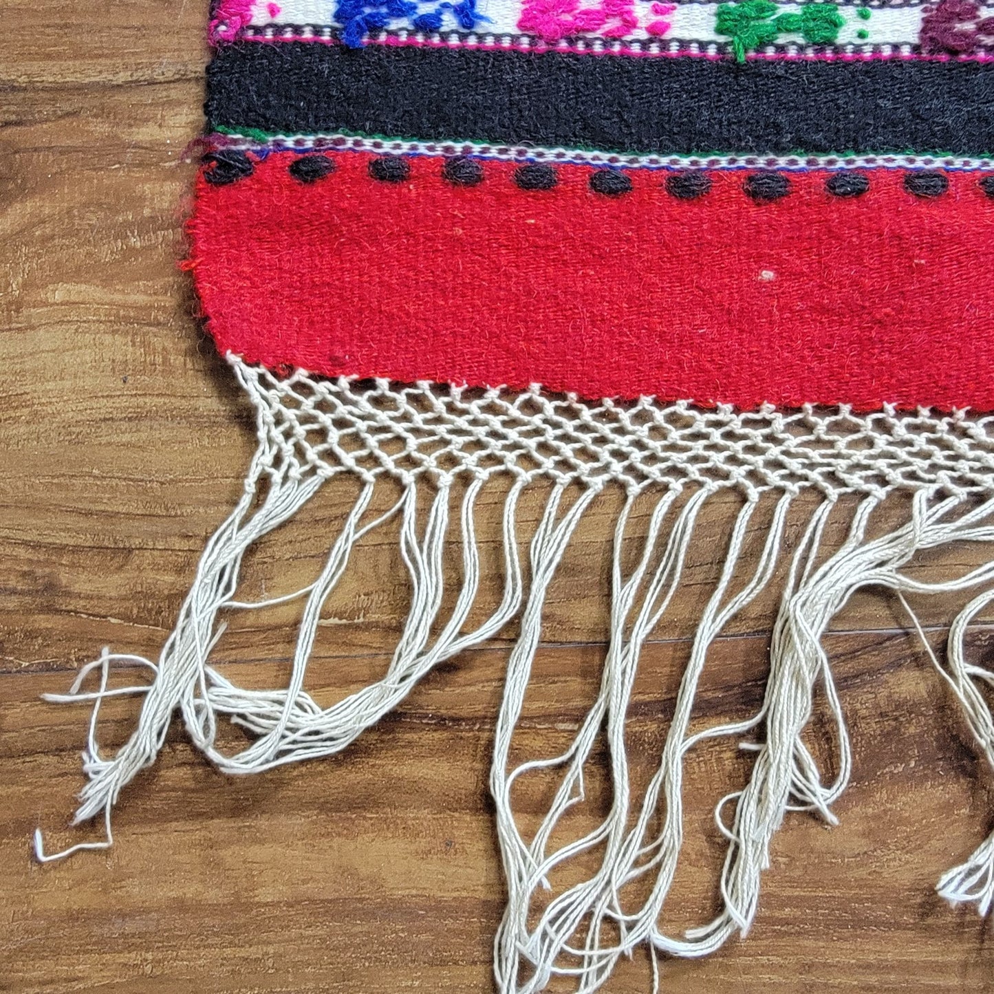 Antique Afghan Tribal Wool Rug Hand-Knotted