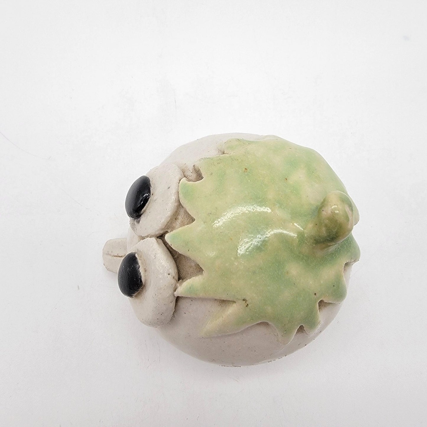 Anthropomorphic Tomato Pottery Sculpture With Quirky Face