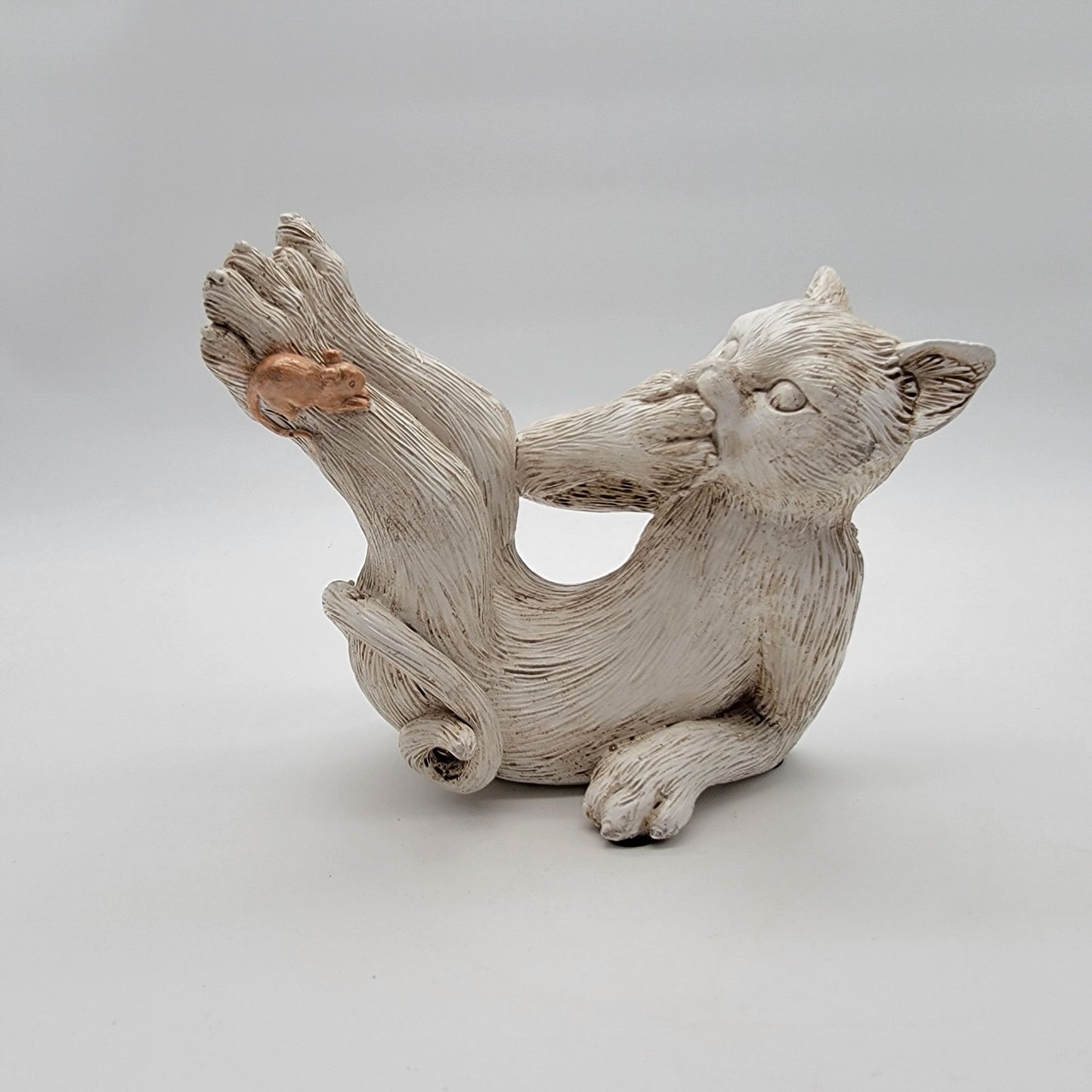 Playful Cat & Mouse Garden Statue