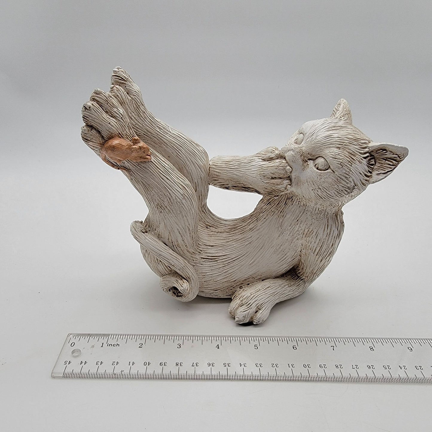 Playful Cat & Mouse Garden Statue