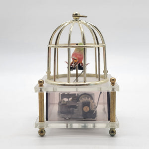 1970s Bird in Cage Music Box