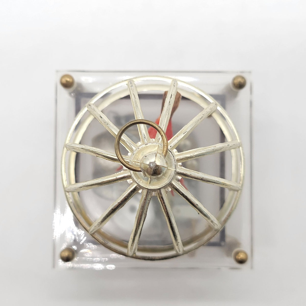 1970s Bird in Cage Music Box
