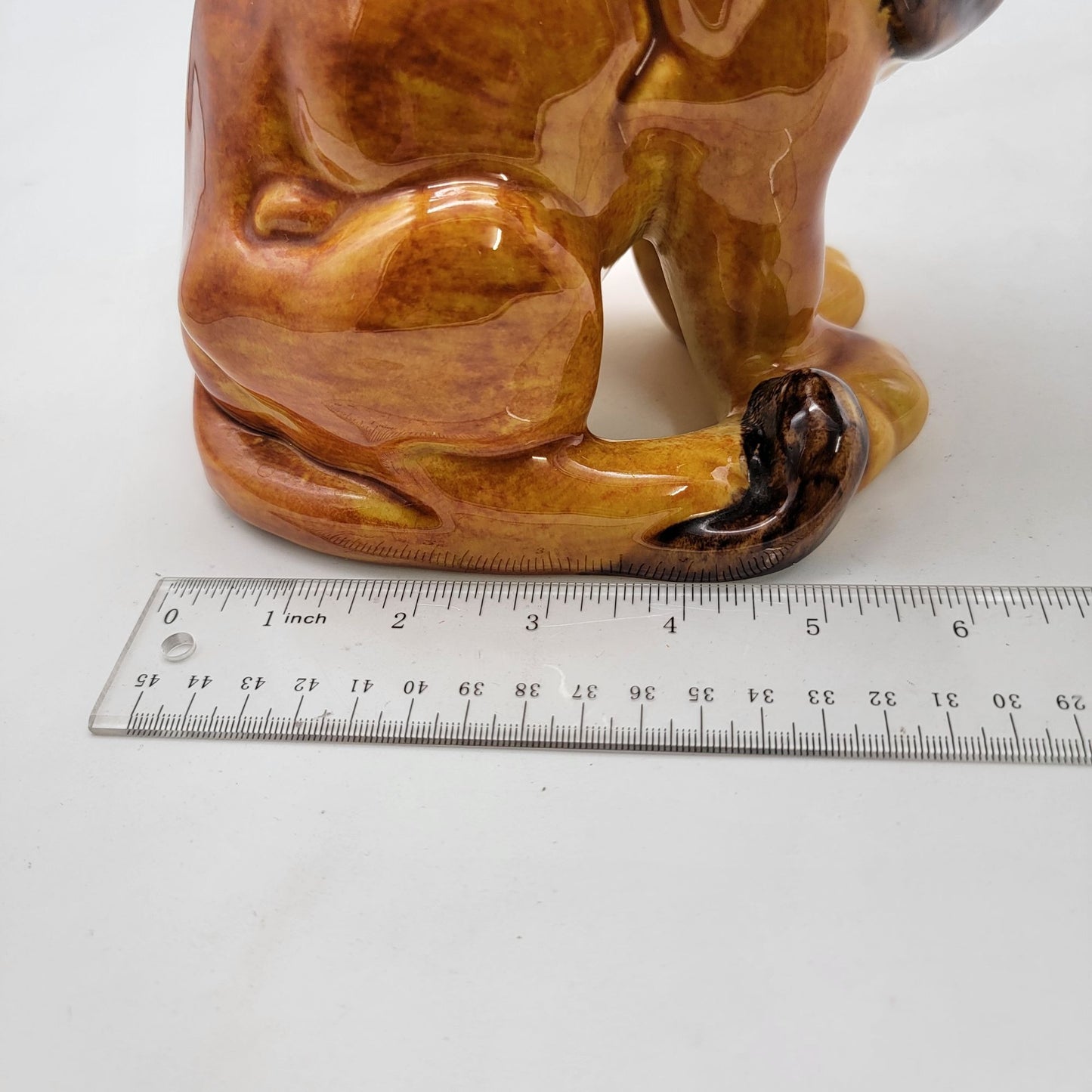 Vintage Italian Art Pottery Lion Figurine Statue