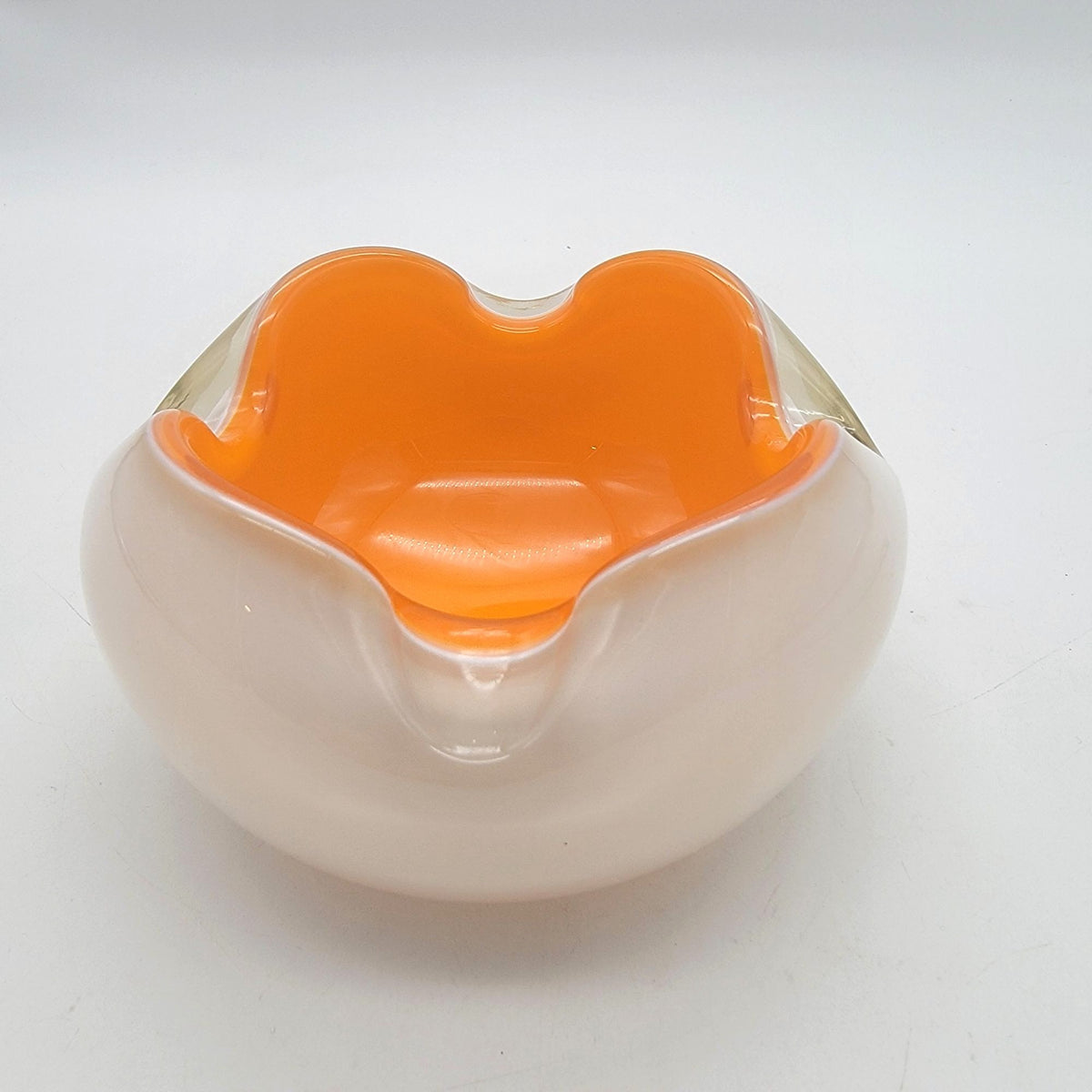 Mid Century Alfredo Barbini Murano Glass Ashtray