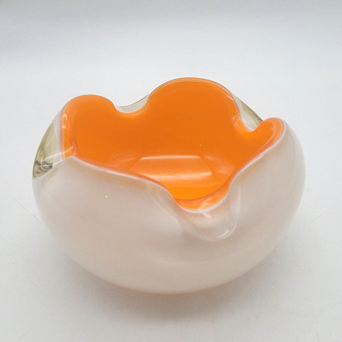 Mid Century Alfredo Barbini Murano Glass Ashtray