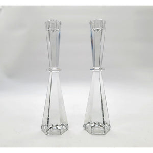 Vintage Austrian Inn Bleikristal Crystal Candlesticks