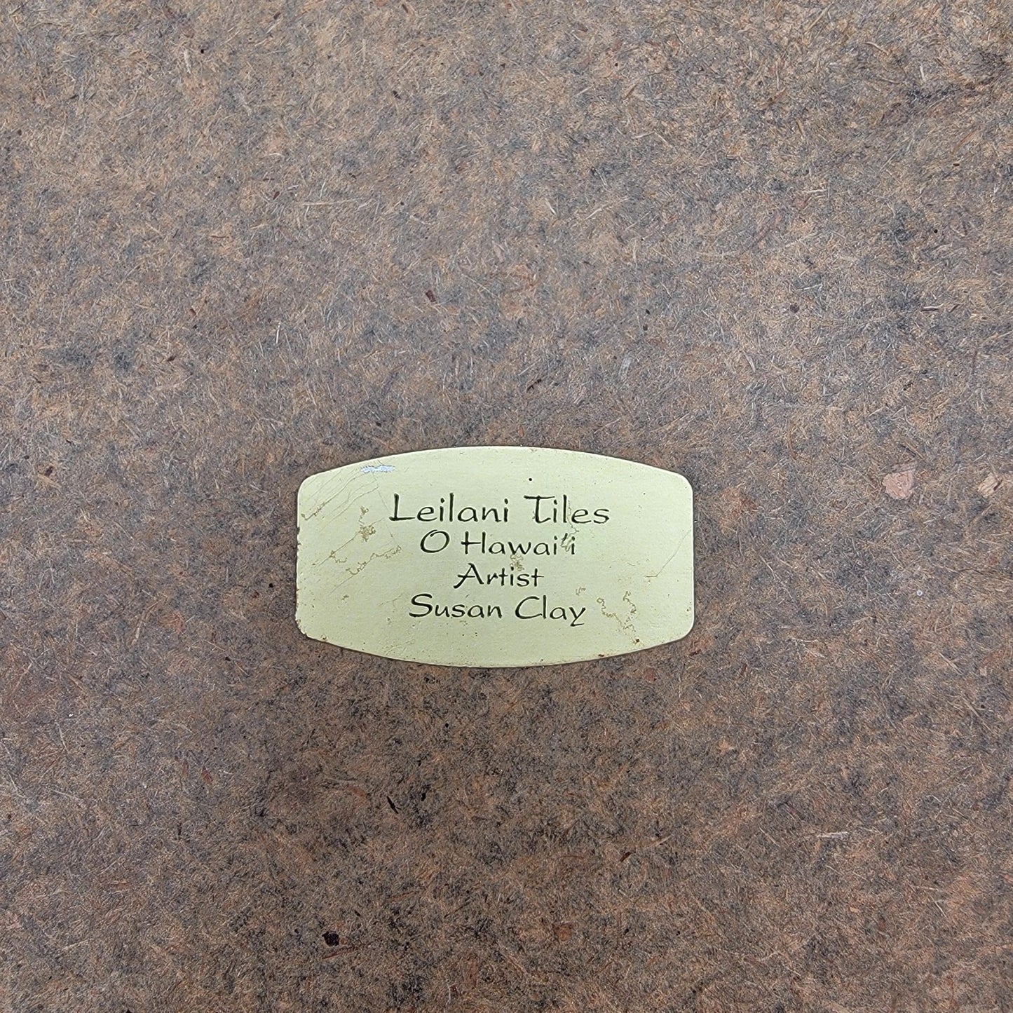 Leilani Tiles OHawaii Susan Clay Handpainted Seahorse Wall Tile Art